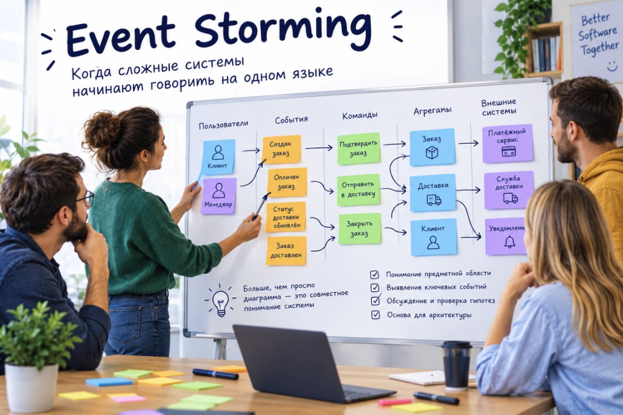 Event Storming: методология для проектирования сложных бизнес-процессов