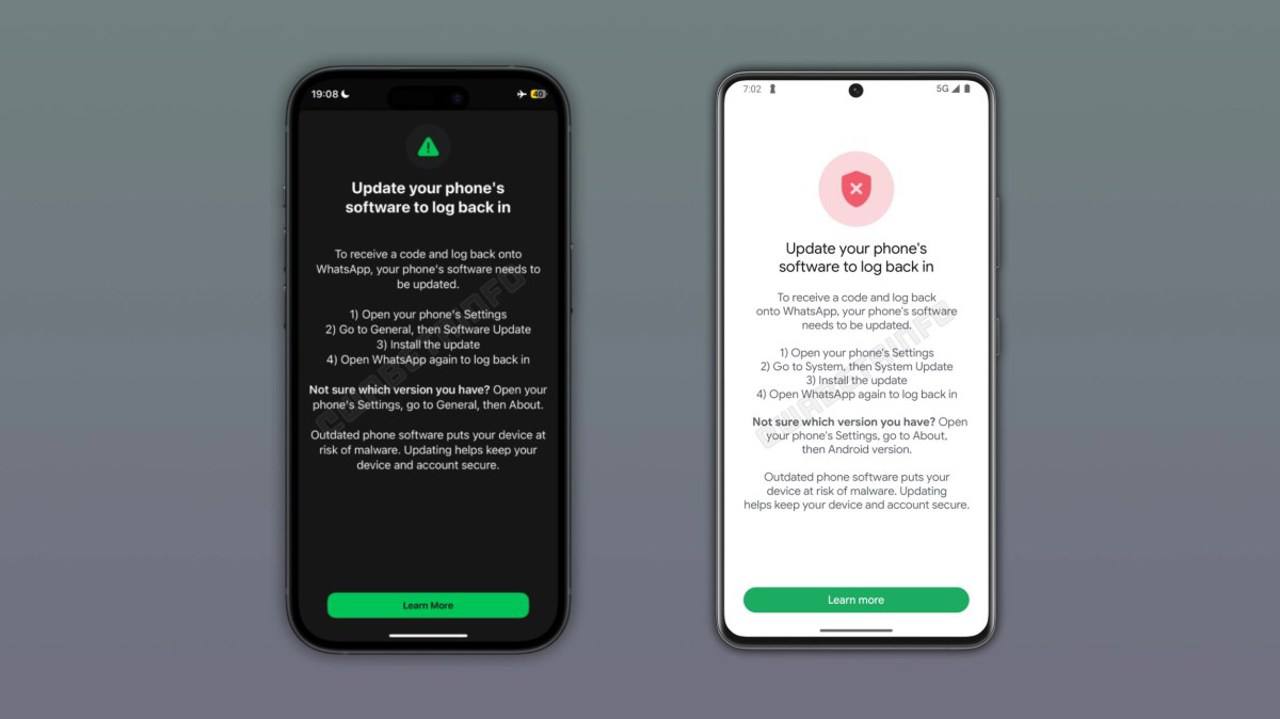 WhatsApp прекращает поддержку старых версий Android и iOS