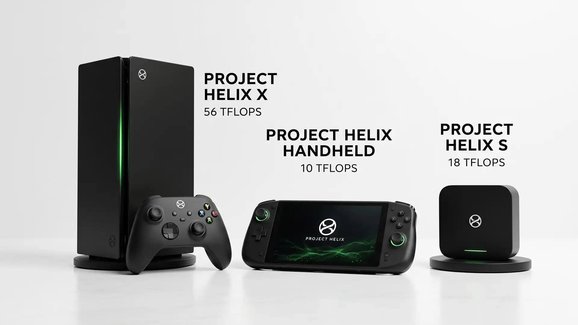 Microsoft готовит три модели консолей нового поколения Project Helix