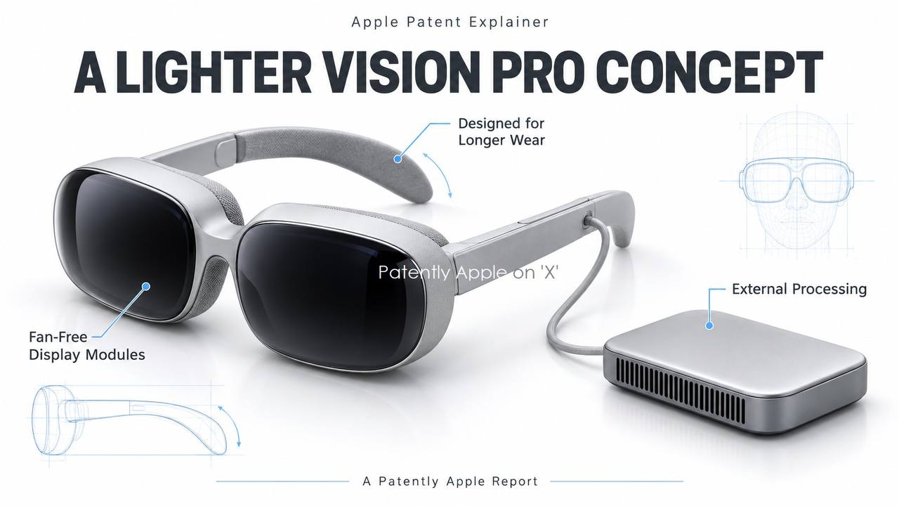 Apple описала в патенте облегчённую VR-гарнитуру
