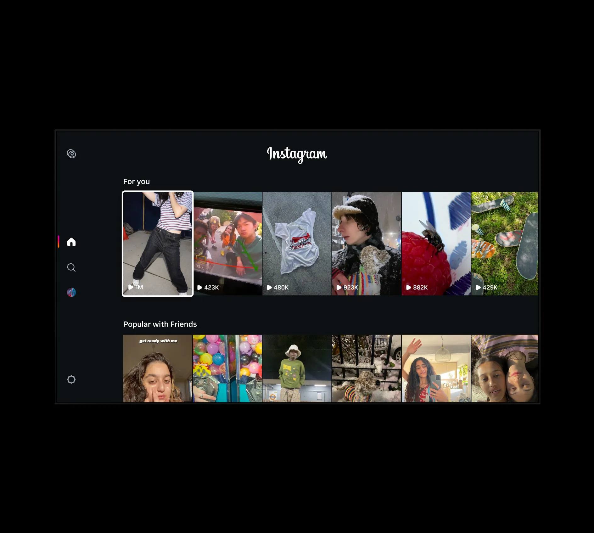Instagram тестирует горизонтальные видео до 90 минут