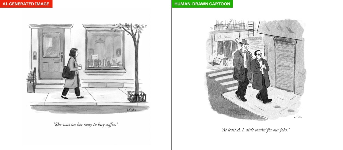 ChatGPT приписывал ИИ-карикатуры художникам The New Yorker