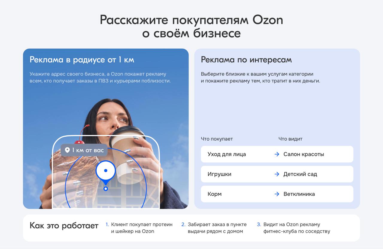 Ozon открыл рекламный кабинет для внешнего бизнеса