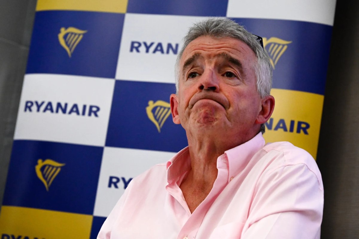 Ryanair прогнозирует рост цен на авиабилеты в Европе на 20% в 2027 году
