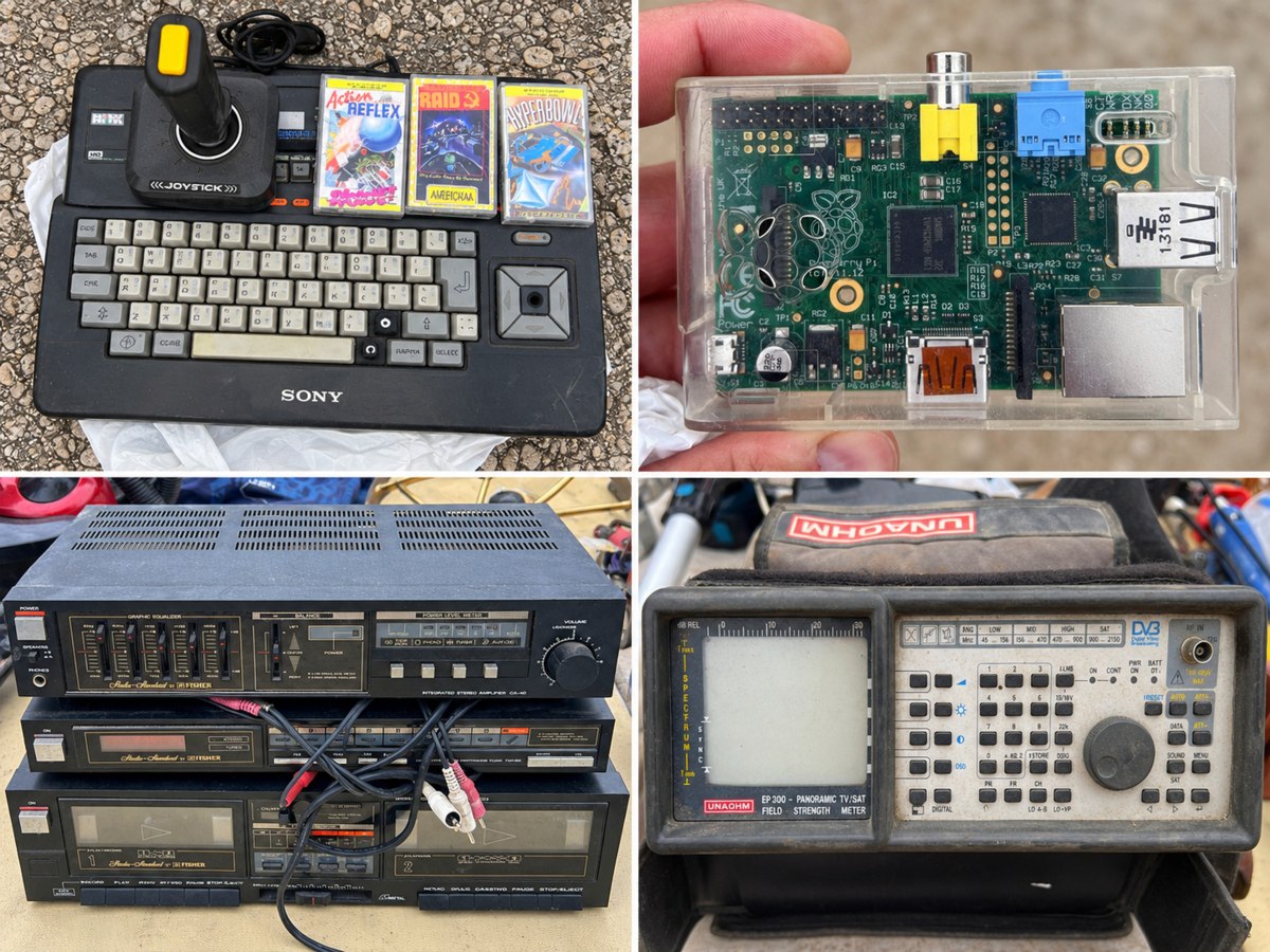 Находки на барахолке под Валенсией: от Sony MSX до Raspberry Pi