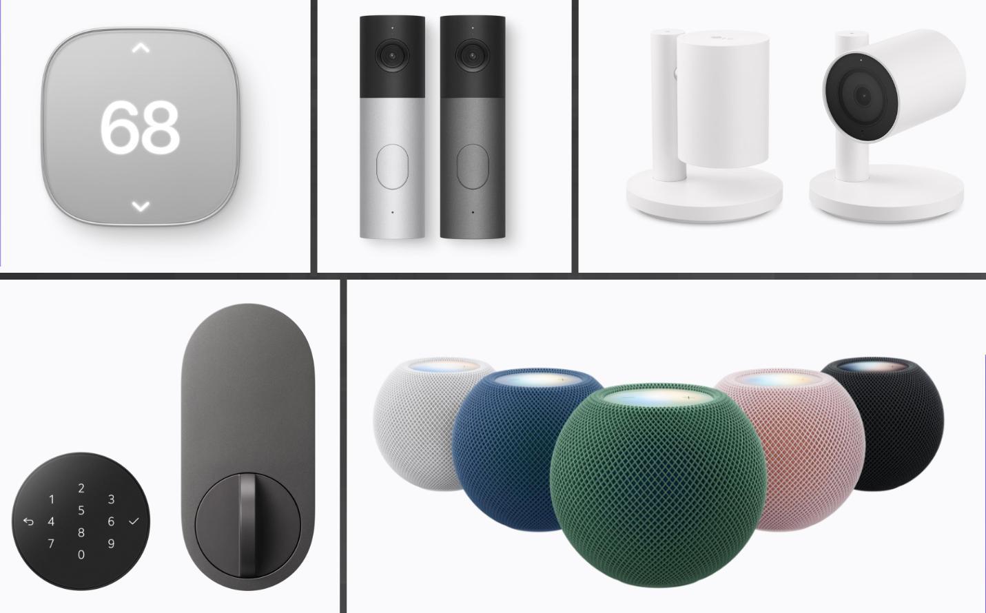 Apple представила линейку устройств для умного дома Home Collection и HomePod mini 2