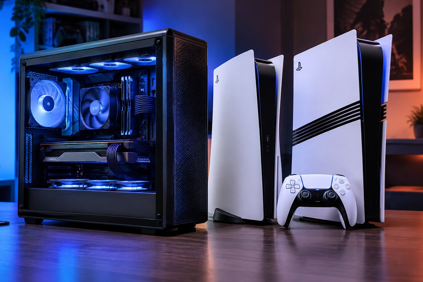 Игровые ПК за 65 и 110 тысяч рублей сравнили с PS5