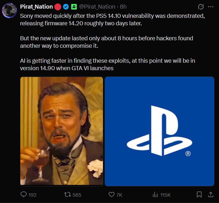 Sony может выпустить хотфикс перед запуском GTA VI
