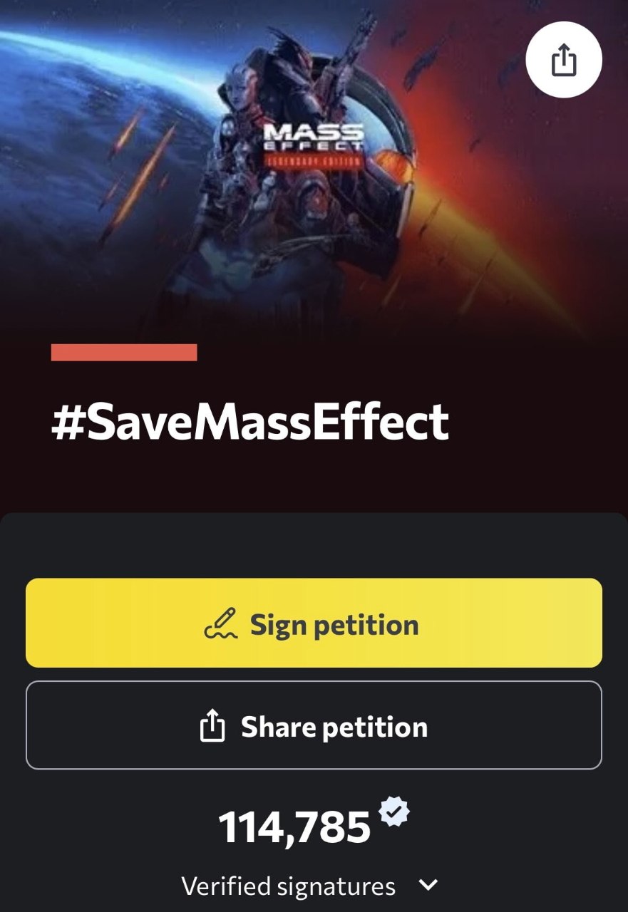 Фанаты Mass Effect требуют бойкота EA после утечки трейлера
