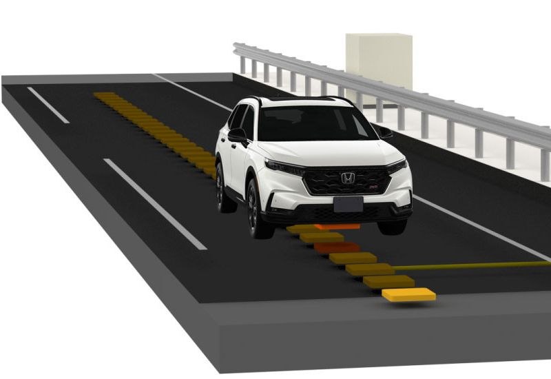 Honda и Taisei протестируют беспроводную зарядку электромобилей на ходу