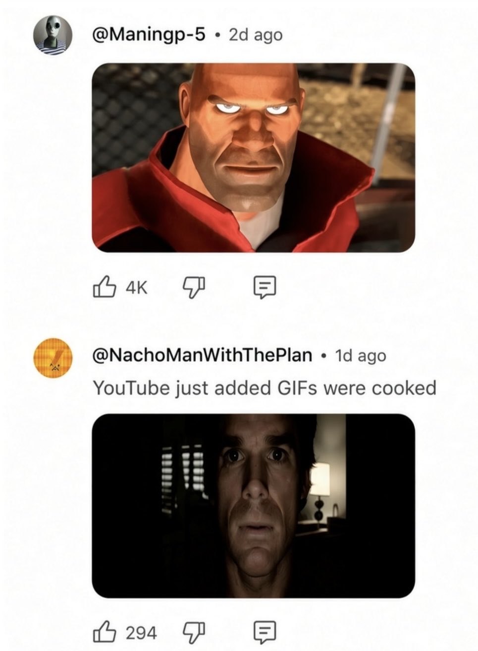 YouTube добавил поддержку GIF в комментариях