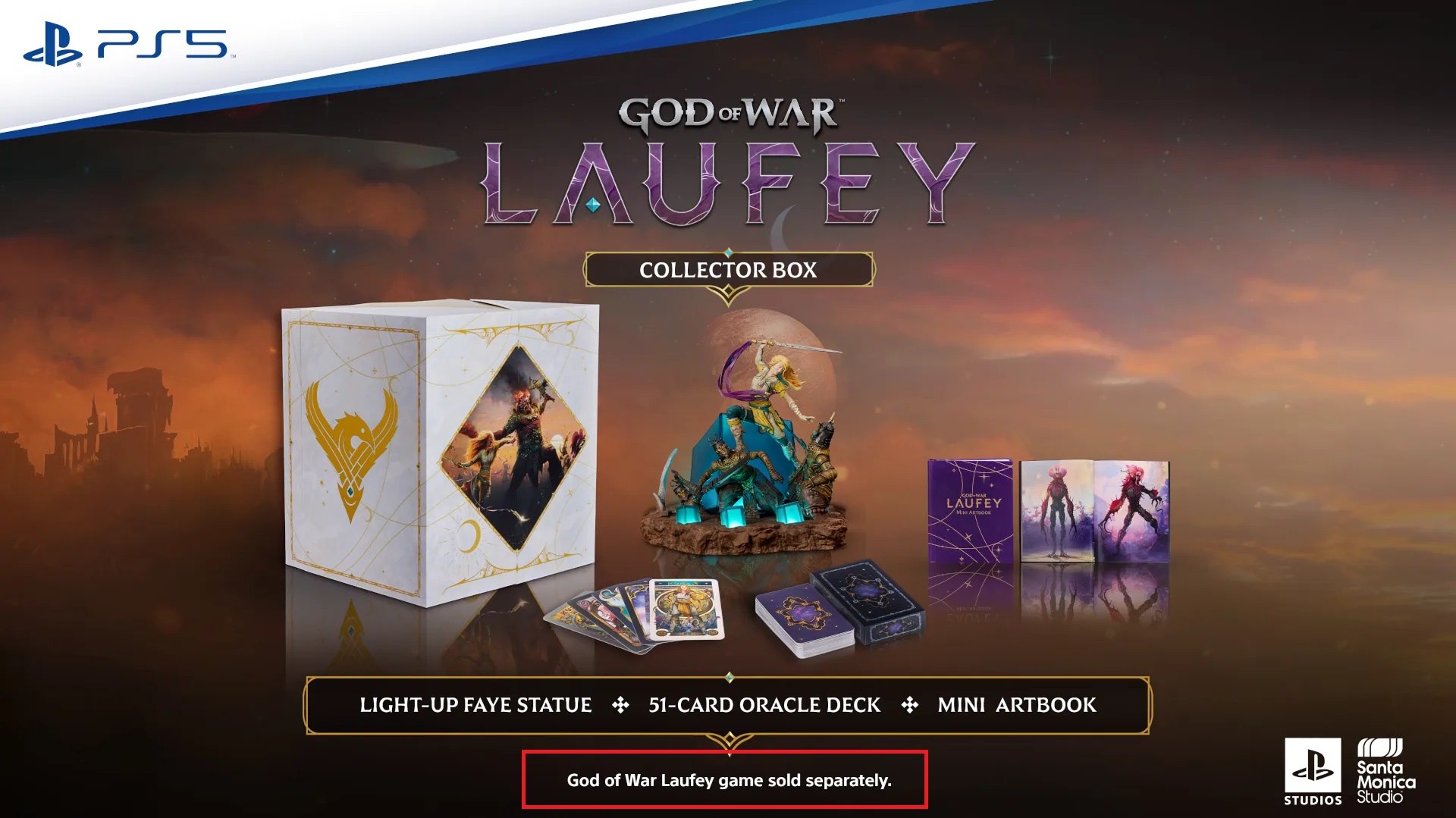 Sony выпустила коллекционный набор God of War без самой игры