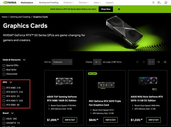 GeForce RTX 5090 исчезает из продажи, NVIDIA может заменить её RTX 5080 24 GB