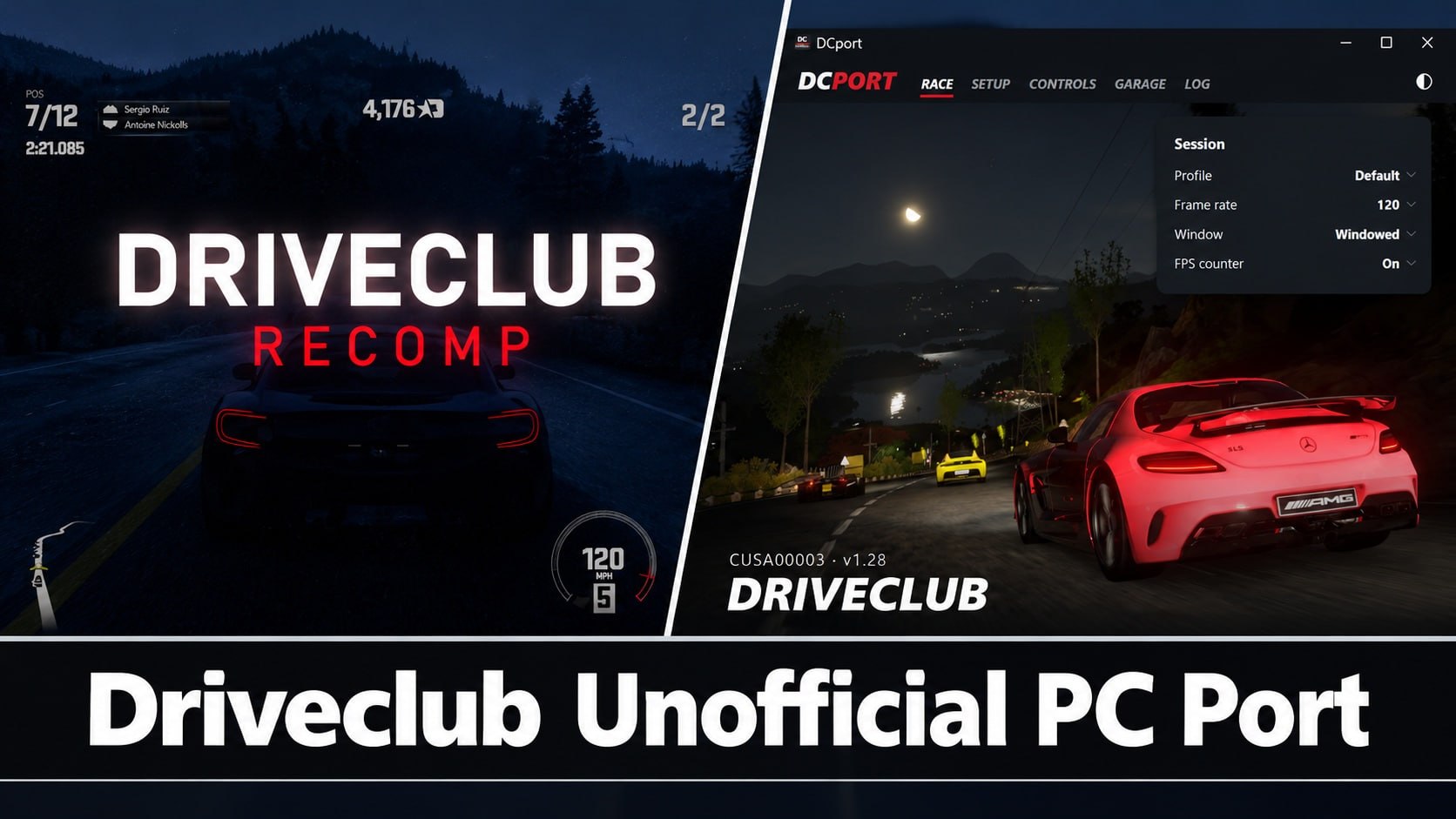 Driveclub запустили на ПК в 4K и до 120 FPS