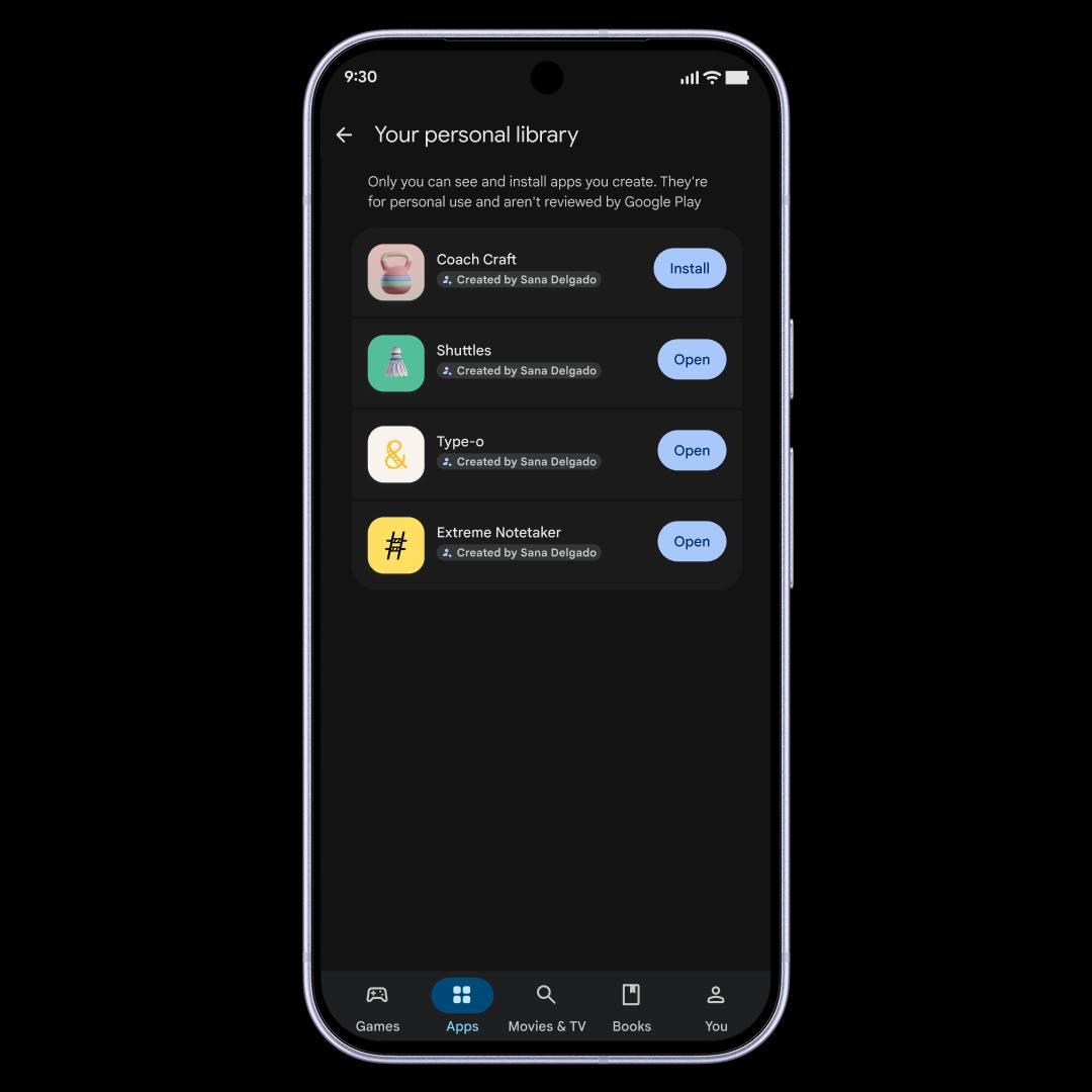 Google разрешила установку приложений из AI Studio без Google Play