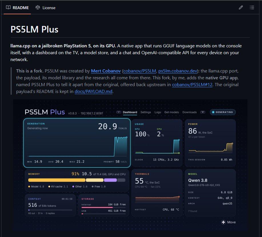 Запуск Qwen 3.8 27B на PS5 и рост цен на память