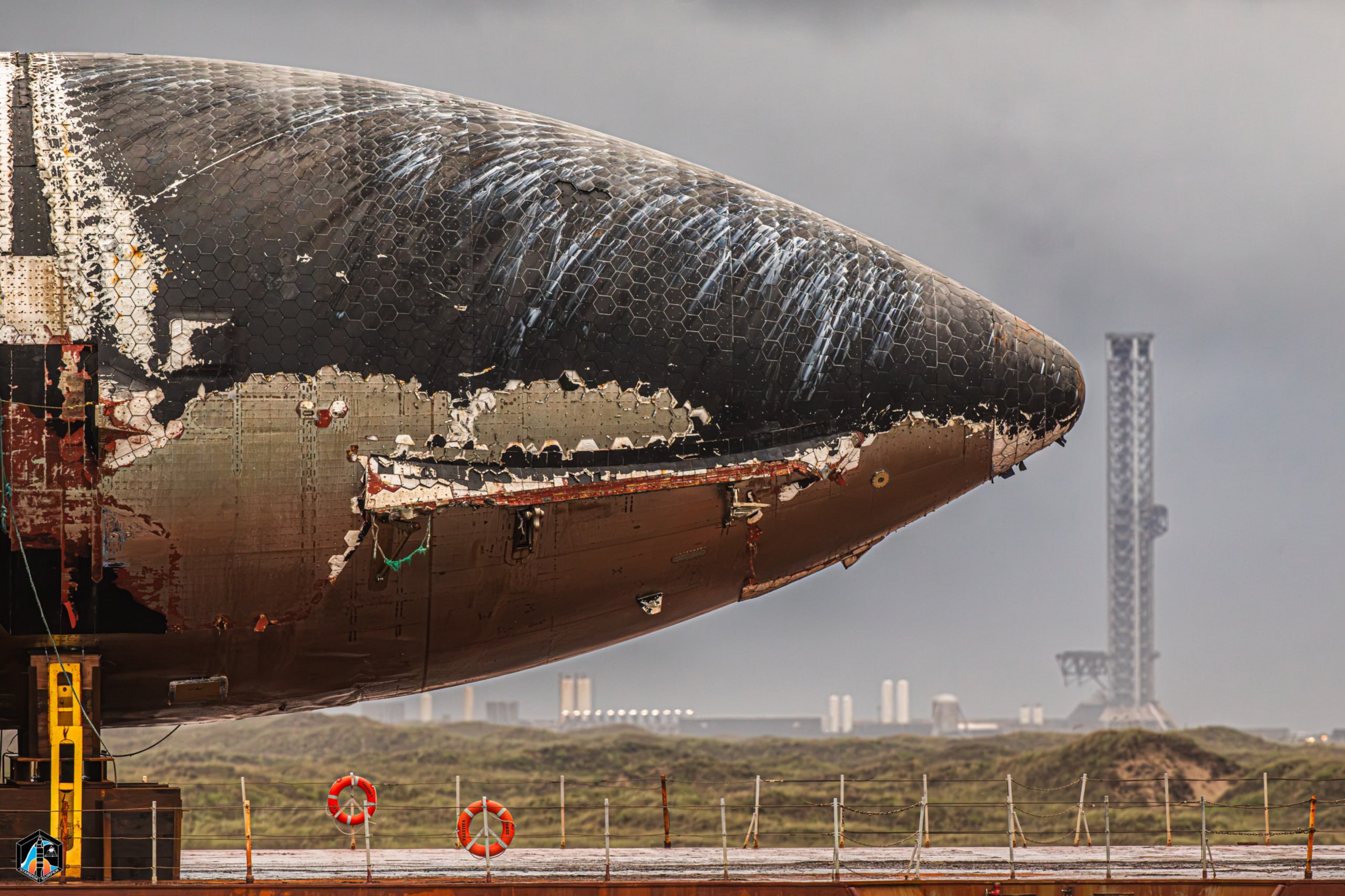 Starship Ship 40 вернулся в порт после испытательного полета