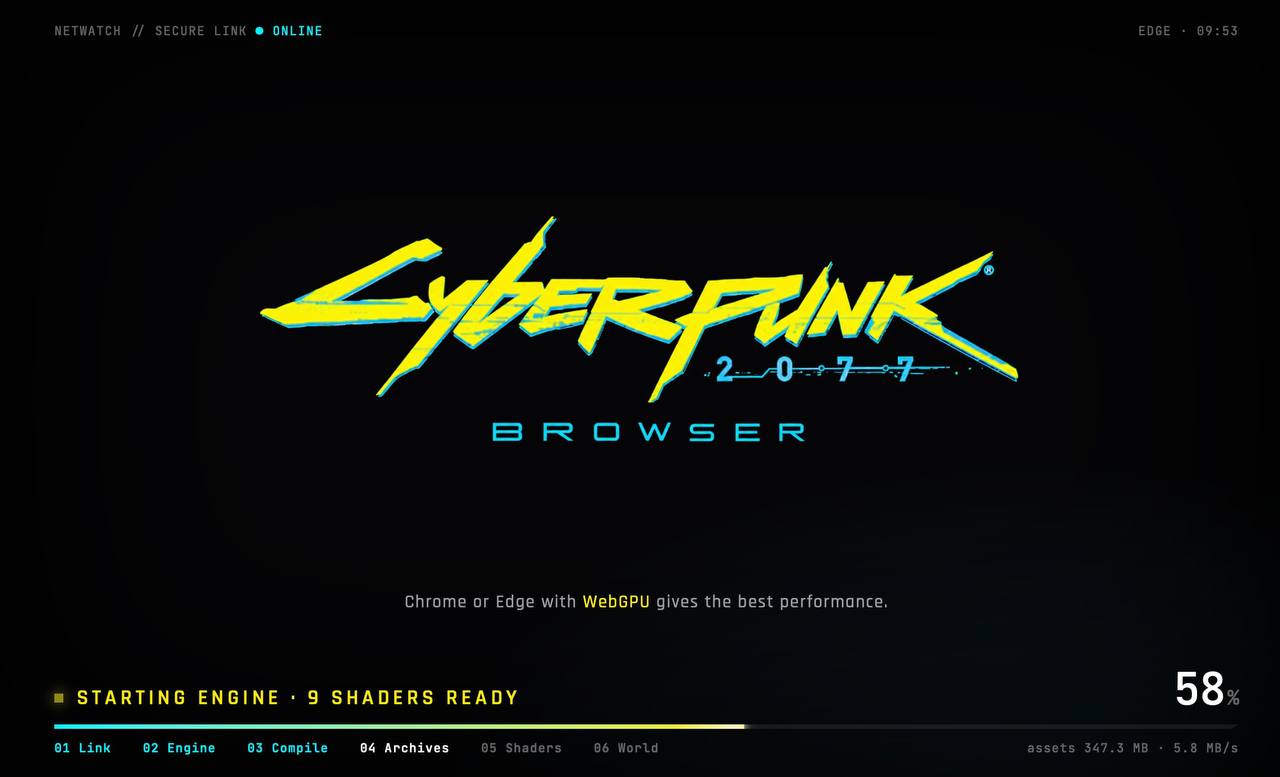 Фанатский проект запустил Cyberpunk 2077 в браузере
