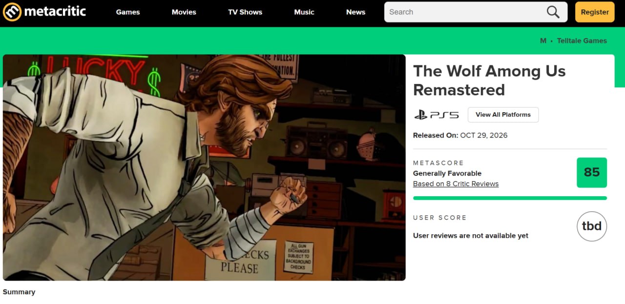 Ремастер The Wolf Among Us хвалят за графику, но критикуют за баги