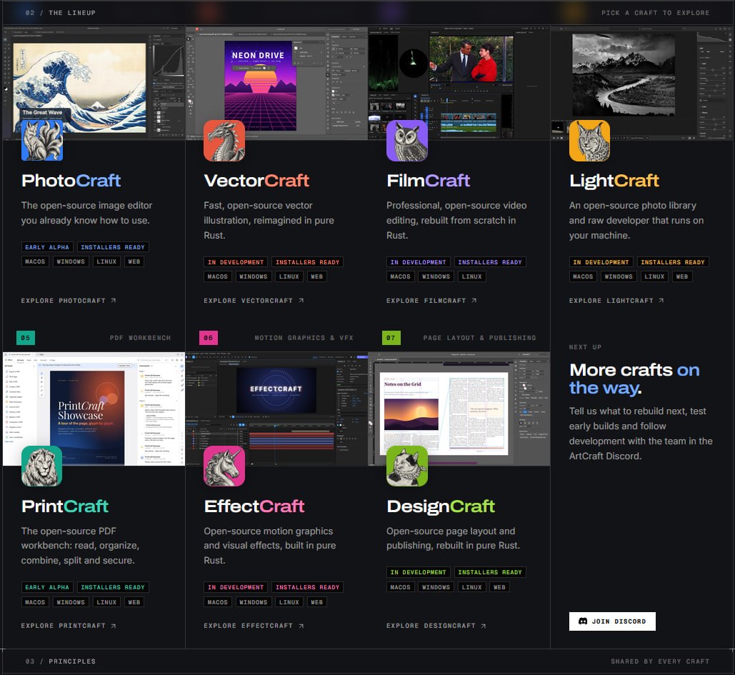 Проект ArtCraft: попытка воссоздать софт Adobe на Rust