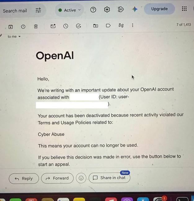 OpenAI заблокировала аккаунт разработчика за изучение прошивки телевизора