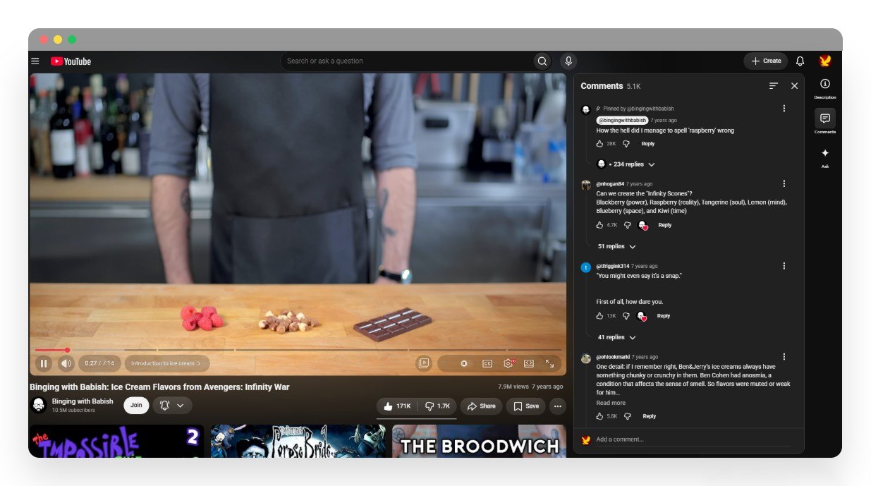 Google тестирует новый дизайн интерфейса YouTube