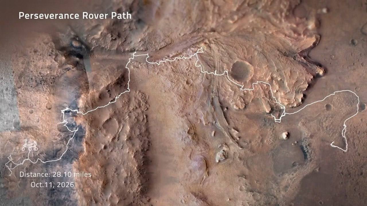 Perseverance побил рекорд марсоходов по дальности поездок