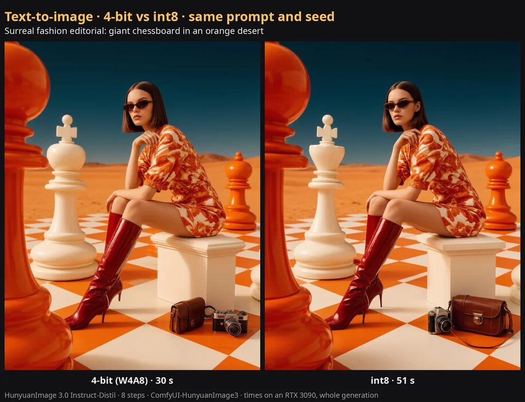 HunyuanImage 3.0 теперь доступна в ComfyUI