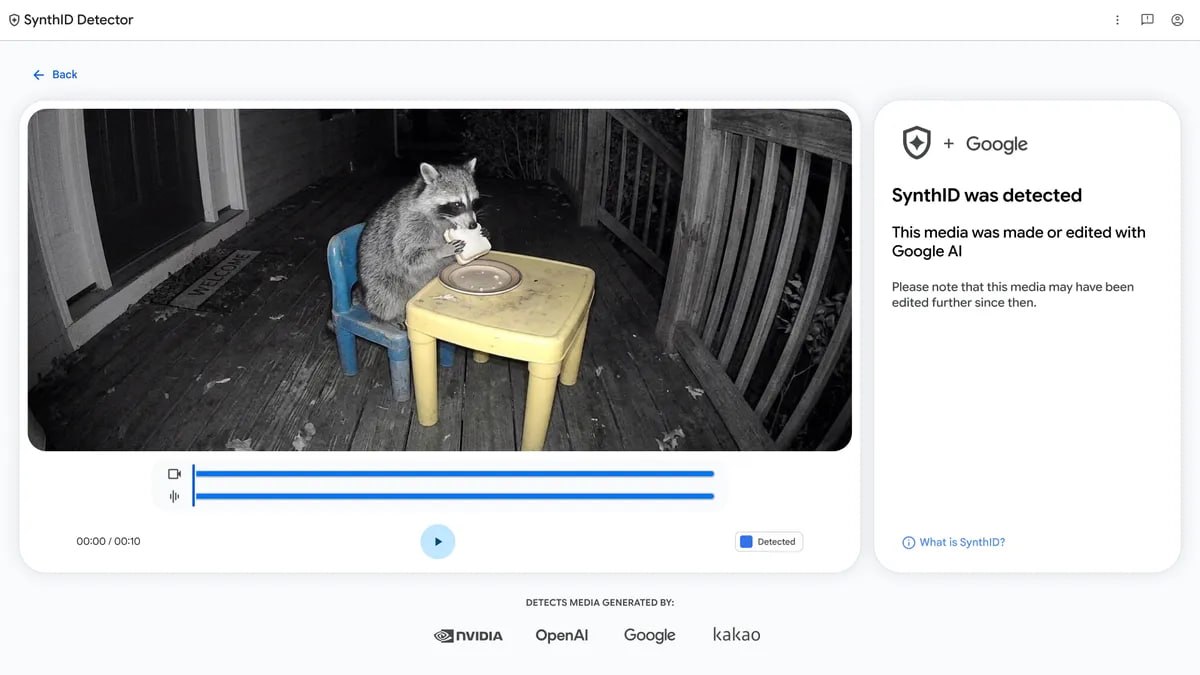 Google открыл доступ к детектору SynthID