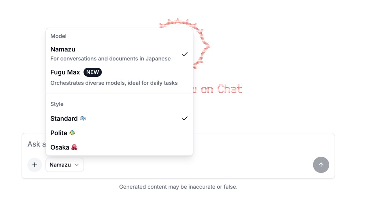 Sakana AI открыла доступ к оркестратору Fugu Max в чате
