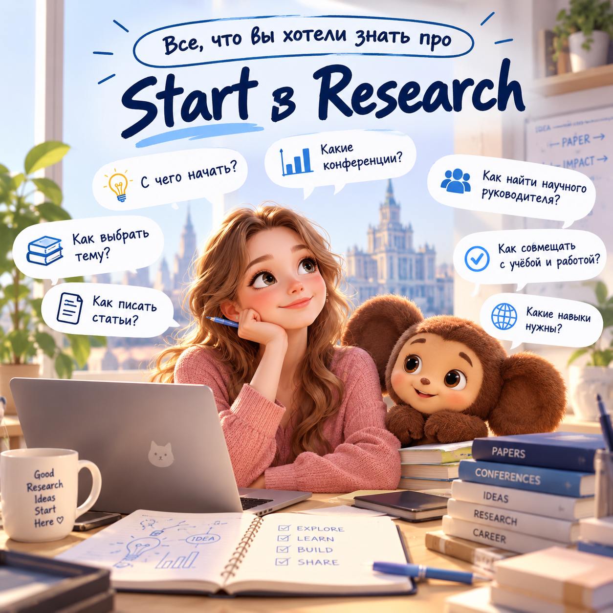 Открытые материалы курса Start в Research о публикации AI-исследований