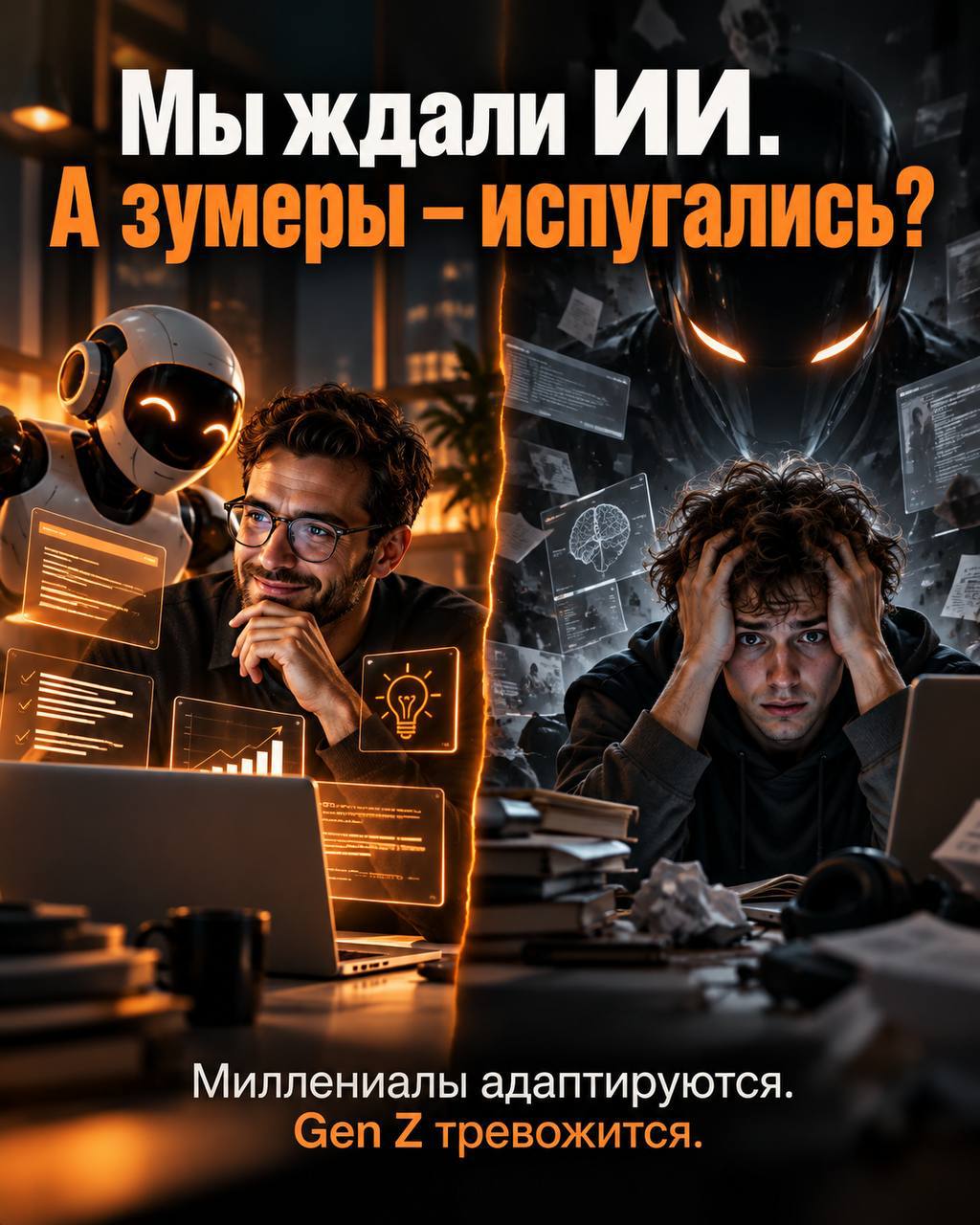 Почему зумеры боятся ИИ больше миллениалов