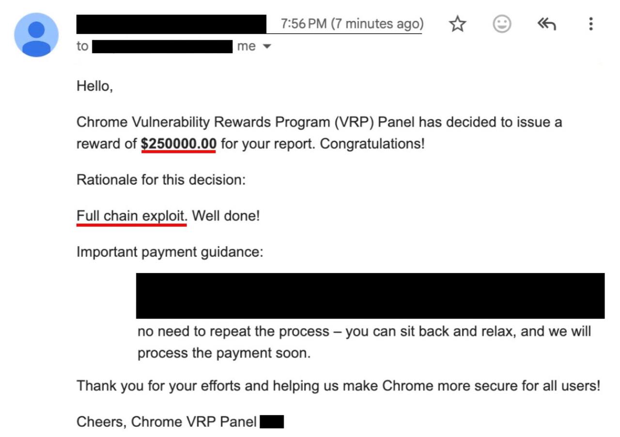 Стартап XBOW получил $250к от Google за уязвимость в Chrome, найденную с помощью ИИ