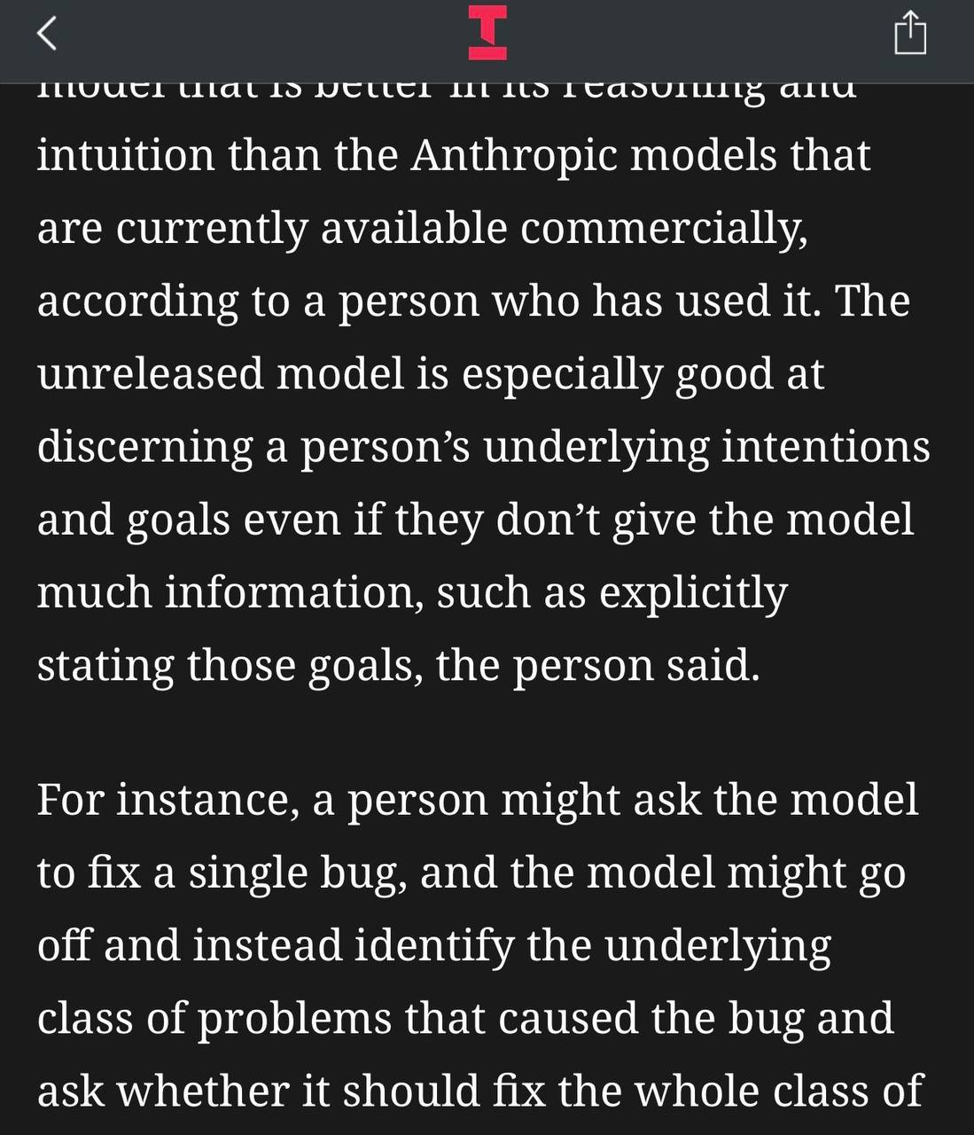 The Information сообщает о тестировании новой модели Anthropic