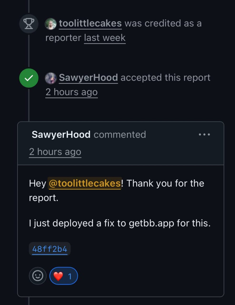 Исправлена уязвимость в getbb.app