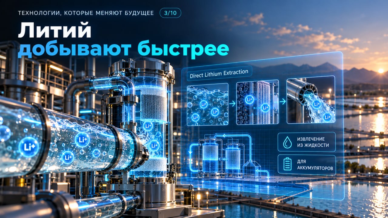 Технология прямого извлечения лития (DLE)