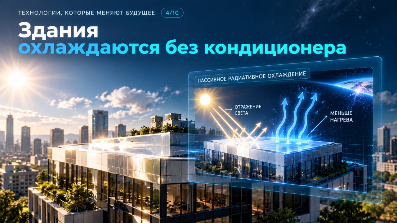 Как работает пассивное радиационное охлаждение