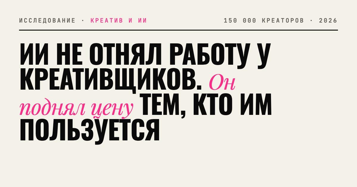 Как нейросети влияют на доходы креативных специалистов: итоги исследования